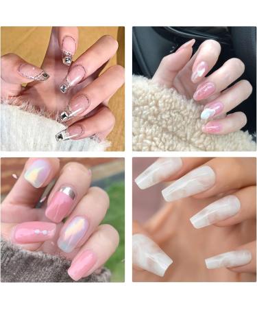 Lofuanna Acrylic Powder and Liquid Set Professional Acrylic Nail Kit with 3 Colors 20g Acrylic Powder 40ml Acrylic Liquid Monomer Nail Brush Nail Forms for Nail Extension Nail File Nail Art Kit (01) set-4 - Buy Online on SooperMarket.com
