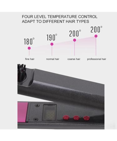 60W 3 in 1 Hair Curler Straightener - Fast Heating Electric Styling Iron for Curling & Straightening Anti-Scald 110-240V - Buy Online on SooperMarket.com