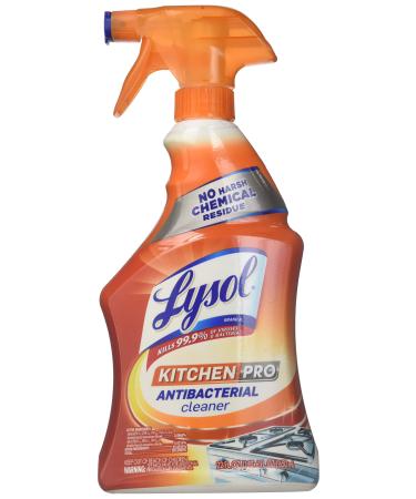Lysol Antibacterial Kitchen Cleaner Citrus Scent 22 Ounces (Pack of 5)