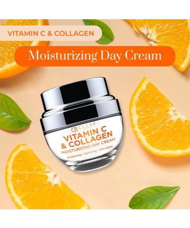 Clear Beauty Vitamin C & Collagen Anti-Aging Moisturizer Duo Set - 3.38 Fl Oz (Pack of 1) - Buy Online on SooperMarket.com