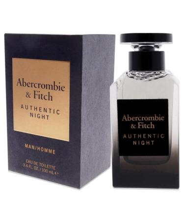 Abercrombie & Fitch Authentic Night Men EDT Spray 3.4 oz - Buy Online on SooperMarket.com