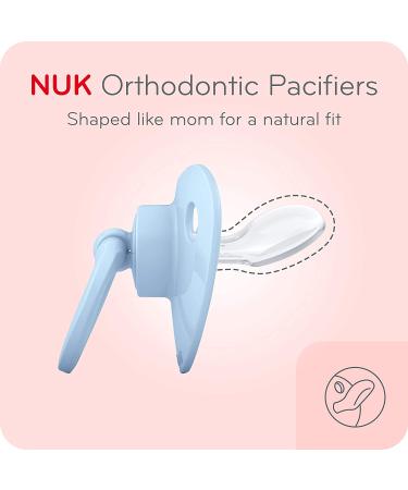 NUK Orthodontic Pacifiers Blue 18-36 Months - Pack of 2 - Buy Online on SooperMarket.com