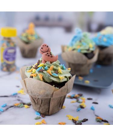 Shop G nthart BackDecor 6 Sweet Dinosaurs - Colorful Sugar Decorations for Dino Fans | 20g Pack - Buy Online on SooperMarket.com