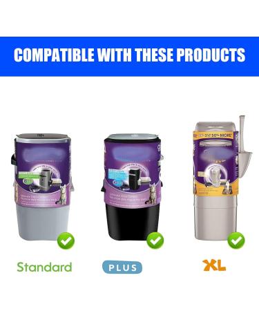 Cat Litter Refills Bag Compatible with Your Standard and Plus Genie Litter Disposal Refill Cartridge Generic Litter Refills Bag Original Refill Cartridge is Not Included (10 Pack) - Buy Online on SooperMarket.com