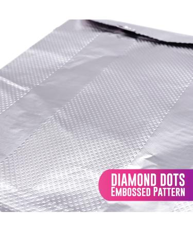 Colortrak Silver Aluminum Foil Pop-up Dispenser - 1000 Pre-cut Non-slip Textured Sheets for Hair Coloring and Highlighting - 5 x 11 - Pack of 1 - Buy Online on SooperMarket.com