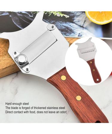 Topyond Truffle Grater - Stainless Steel Chocolate & Cheese Razor with Ergonomic Wooden Handle | Curly Winder for Easy Grating | Ideal for Food Enthusiasts - Buy Online on SooperMarket.com