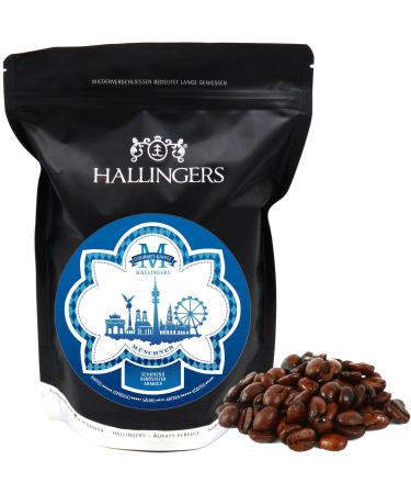 Hallingers No.M - Munich gourmet coffee - gourmet coffee gently long -term roasted (BAG) - Mother's Day gift & gift ideas for Father's Day |New home anniversary congratulations 500g coffee No.M