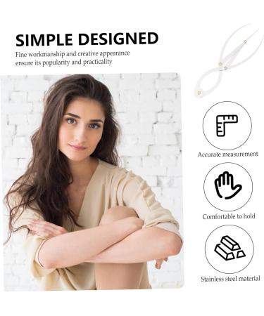 1 Pc Three- Point Grooming Stencil Girl Eyebrow Measuring Tool Positioning Ruler Travel Portable - Buy Online on SooperMarket.com