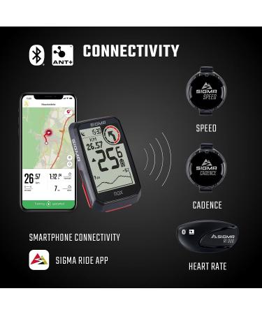Sigma Sport Rox 4.0 White - Wireless Bicycle Computer with GPS & Navigation | Outdoor GPS with Height Measurement | Shop Now! - Buy Online on SooperMarket.com