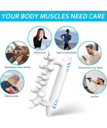 Fascia Massager for Deep Tissue Relief | Manual Trigger Point Massage Device for Neck Shoulders & Calves - Buy Online on SooperMarket.com