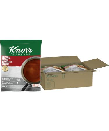 Knorr Professional Brown Gravy Gluten Free and Vegan 408 gr Pack of 6 - Buy Online on SooperMarket.com