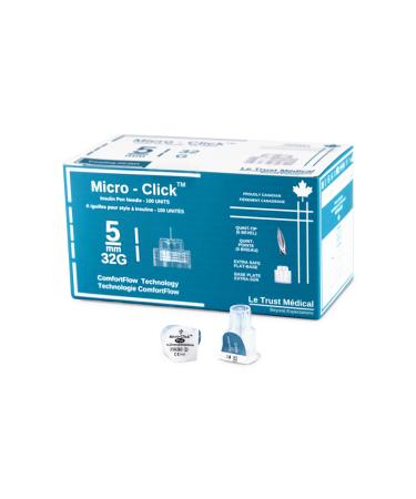 5mm 32G Micro-Click Diabetic Pen Needles 100 pen needles Insulin Pen Needles ozempic needles