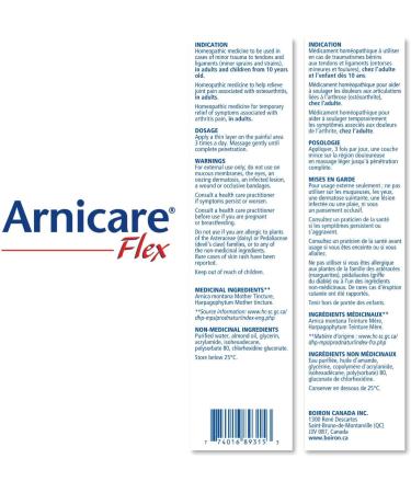 NEW Boiron Arnicare Flex. Homeopathic medicine for the relief of joint pain: arthritis associated symptoms - osteoarthritis symptoms - minor sprains and strains - Buy Online on SooperMarket.com
