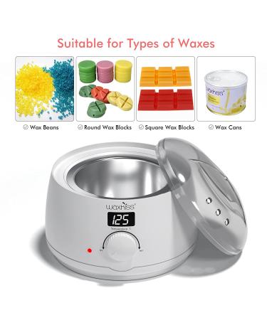 Portable Electric Hot Wax Warmer for Hair Removal - White - Buy Online on SooperMarket.com