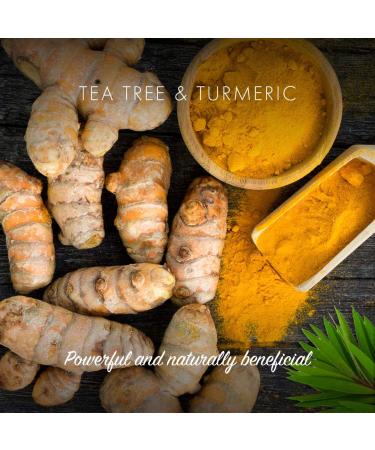 Natural Tea Tree & Turmeric Soap - Antibacterial Therapeutic Handmade Soap 95g - Buy Online on SooperMarket.com