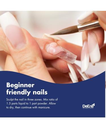DeEnti Nomma Plus Professional Liquid Monomer - Non-Yellowing EMA Nail Liquid for Acrylic Powder | 4oz Salon Quality Manicure & Pedicure Supplies - Buy Online on SooperMarket.com