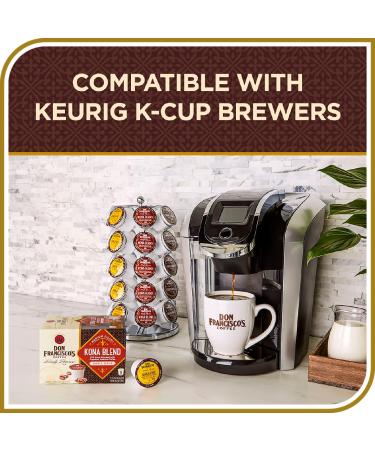 Don Francisco's Vanilla Nut Medium Roast Coffee Pods - 100 ct | Recyclable Single-Serve Pods | Compatible with Keurig K-Cup Coffee Makers | Vanilla Nut Flavor - Buy Online on SooperMarket.com