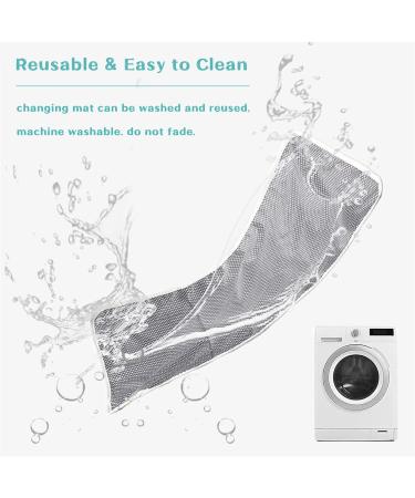 Portable Baby Changing Mat - Waterproof Foldable Travel Urinal Pad - 60x35cm - Blue - Buy Online on SooperMarket.com
