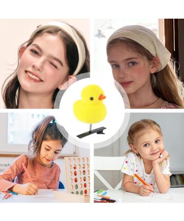 10 Duck Plush Hairpin Cute Yellow Duck Hair Clips Cartoon Duck Plush Hairpin Set - Soft Animal Hair Clips Hair Pins Fun Hair Accessories for Girls women Standard - Buy Online on SooperMarket.com