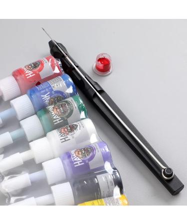 HAWINK Hand Tattoo Poke Stick Kit with 7 Ink and 20 Needles - DIY Tattoo Tool Set | GK-HW801TN01-1 - Buy Online on SooperMarket.com