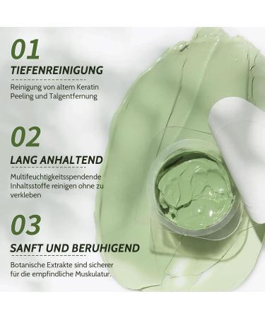 Face Masks - Mix Clay Masks - Pink Green Tea Aubergine Avocado Clay Mask - For All Types of Skin Face Masks with Mask Brush (12) - Buy Online on SooperMarket.com