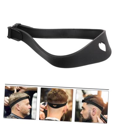Silicone Hair Cutting & Trimming Guide - Fade Neckline & Shaping Tool | 56x4cm Black - Buy Online on SooperMarket.com