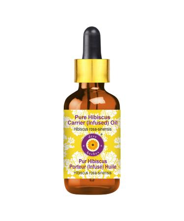 Deve Herbes Pure Hibiscus Oil with Glass Dropper 30ml (1 oz)
