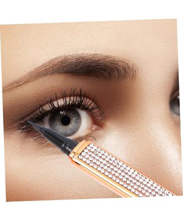 Mikinona Lash Accessories 3pcs Eyeliner Eyelash Tool Smudgeproof Lining Pens Makeup Supplies Printing Miss Gold and Silver - Buy Online on SooperMarket.com