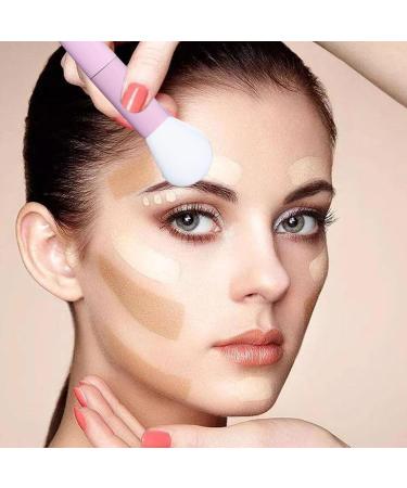 Nose Contour U Shaped Makeup Brush | 2 in 1 Soft Dual End Sculpting Brush - International Shipping Available - Buy Online on SooperMarket.com