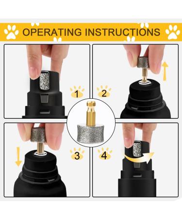 Buy Luther 4 STK Claw Grinders for Dogs | Professional Dog Nail Clipper | International Shipping - Buy Online on SooperMarket.com