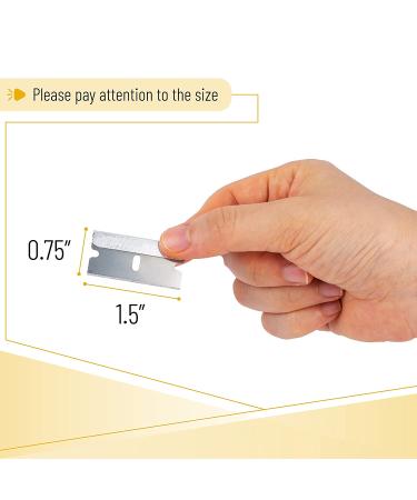 Bates Single Edge Razor Blade 50pc - Scraper Blades for Precision Cutting - Buy Online on SooperMarket.com