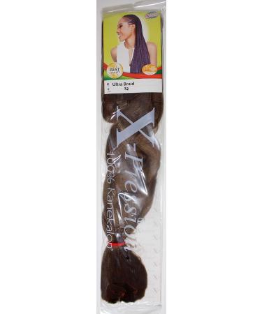 XPRESSION (X-pression) Premium Ultra Braid 82" Hair Extension Colour 12 - Buy Online on SooperMarket.com