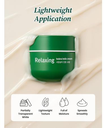 Buy MILKTOUCH Hedera Helix Relaxing Cream - Redness Relief Moisturizer for Sensitive Skin | Hydrating & Calming Cica Extract | 1.69 oz - International Shipping - Buy Online on SooperMarket.com