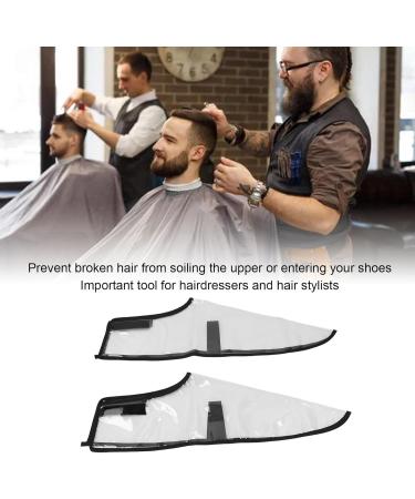 1 Pair Hair Stylist Shoe Covers Prevent Slipping Hair Dye Cape Shoes Plastic Shoe Cover Transparent Design Washable Suitable for All Sizes of Feet for Hair Cutting - Buy Online on SooperMarket.com
