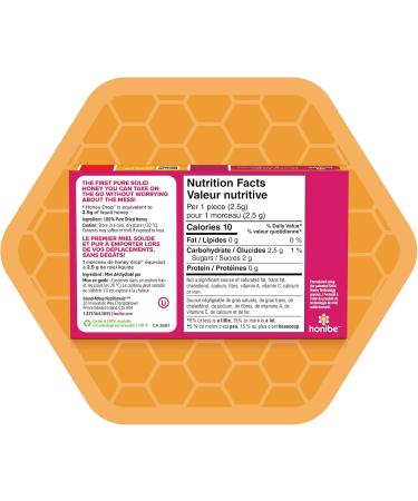 Honibe Honey Drops | 100% Pure Honey | Solid Honey Sweetener | Soothes Sore Throat | Pack of 12 20 Drops per Pack (240 Drops) - Buy Online on SooperMarket.com