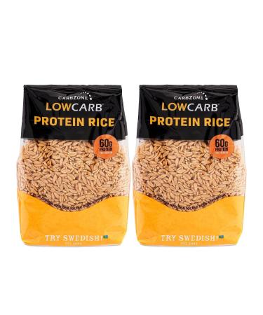 CarbZone Low Carb Rice 500g | Healthy Choice Rice Protein-Rich Rice | Pack of 2