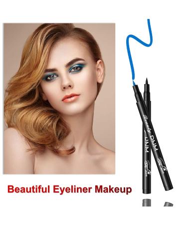12 Colors Matte Liquid Eyeliner Set - Long Lasting Waterproof Eye Liner Pen - Colored Eyeliner Pencil for Bright and Colorful Look - Buy Online on SooperMarket.com