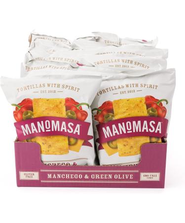 Manomasa Manchego & Green Olive 12 x 140g Manchego and Green Olive - Buy Online on SooperMarket.com
