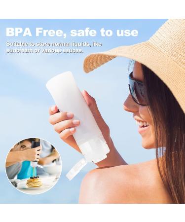 MauJip 14 Pack Silicone Travel Bottles Set - Leak Proof & TSA Approved Toiletry Containers for Shampoo, Conditioner, Lotion & Body Wash (3.04 oz) - Black - Buy Online on SooperMarket.com