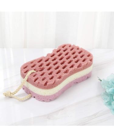 Dravency Large Body Scrubber Sponge Set - Bath Loofah Sponge for Women and Men - No Disintegration or Mould - Buy Online on SooperMarket.com