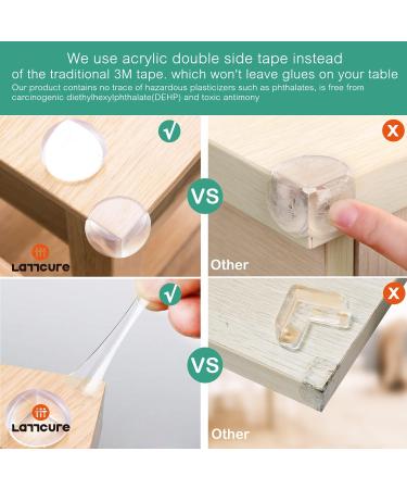 LATTCURE Baby Proofing Kit - 36 Pcs Safety Locks, Corner Protectors, Straps, Socket Covers - White - Buy Online on SooperMarket.com