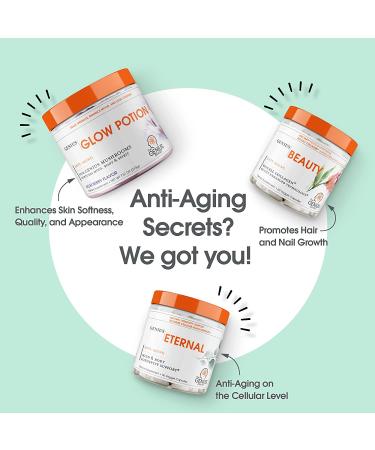 Genius Glow Potion - Anti Aging Beauty Supplement with Genius Mushrooms & Acai Berry Powder - Buy Online on SooperMarket.com