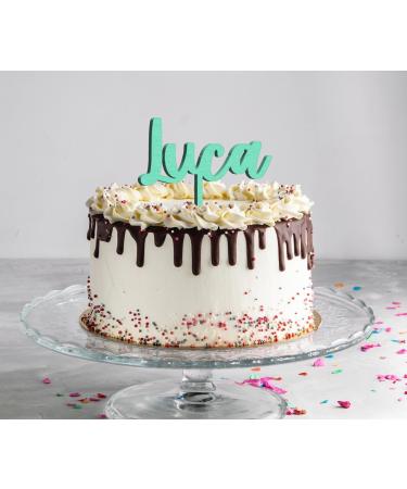 Custom Wooden & Acrylic Cake Toppers - High-Quality Engraving 10-25 cm - Perfect Cake Decoration - Buy Online on SooperMarket.com
