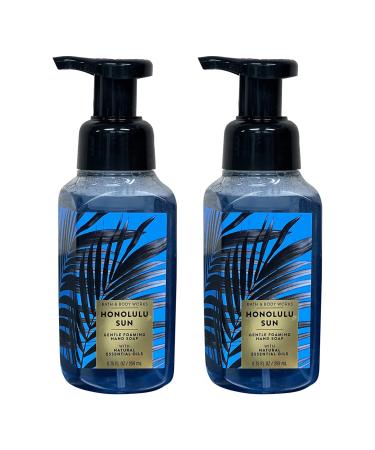 Bath and Body Works Honolulu Sun Gentle Foaming Hand Soap 2-Pack 8.75 Ounce (Honolulu Sun) (Packaging may vary)
