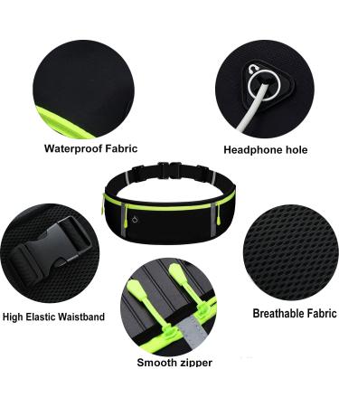 Waterproof Adjustable Running Bag | Passelts Cell Phone Hip Pocket for Jogging Fitness Cycling & Travel - Black - Buy Online on SooperMarket.com