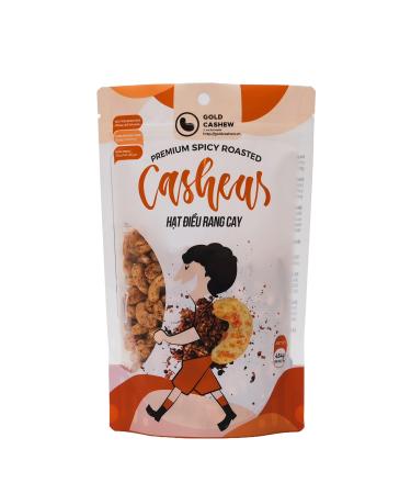 454g Cashew Nuts | Natural | GMO Free | Vegan | Cholesterol Free | Source of Protein (Spicy)