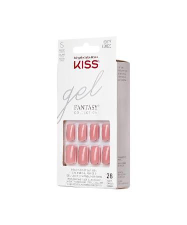 KISS Gel Fantasy Pink Press-On Gel Nails - Ready-to-Wear Manicure - Buy Online on SooperMarket.com