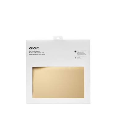 Cricut Transfer Sheets Gold (8 ct) Foil Tansfer 8 Count