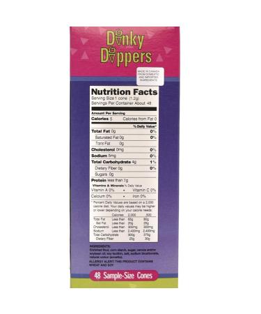 Dinky Dippers Mini Ice Cream Cones - 48ct Child-Sized Treats (1.95oz) - Buy Online on SooperMarket.com