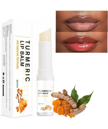 Turmeric Lip Balm Stick Lip Care Cream Daily Lip Care Balm Lip Lightening For Dark Lips Turmeric Long Lasting Moisturizing Lips Balms Reduces Chapped Dry Lips Repairs Cracks - Buy Online on SooperMarket.com